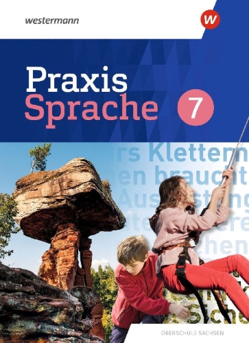 Buchcover und Innenansicht für das Buch: Praxis Sprache 7. Schulbuch. Differenzierende Ausgabe für Sachsen