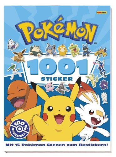 Buchcover und Innenansicht für das Buch: Pokémon 1001 Stickers