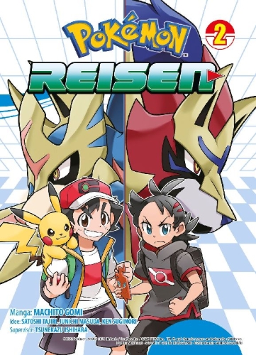 Buchcover und Innenansicht für das Buch: Pokémon Reisen 02