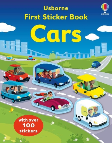 Buchcover und Innenansicht für das Buch: First Sticker Book Cars