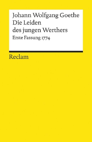 Buchcover und Innenansicht für das Buch: Die Leiden des jungen Werthers
