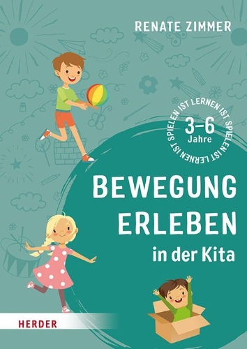 Buchcover und Innenansicht für das Buch: Bewegung erleben in der Kita