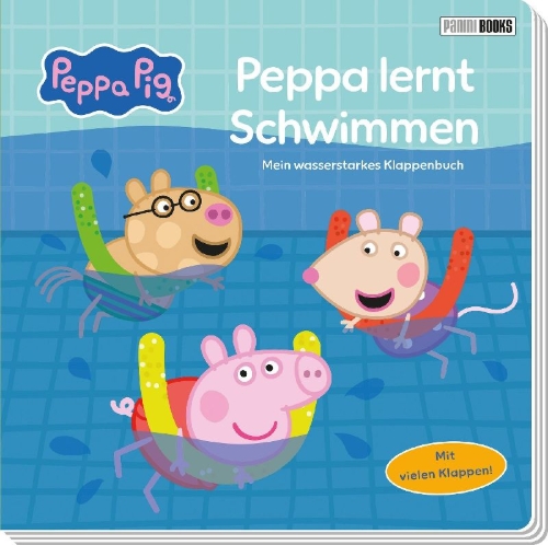 Buchcover und Innenansicht für das Buch: Peppa's Swimming Lesson