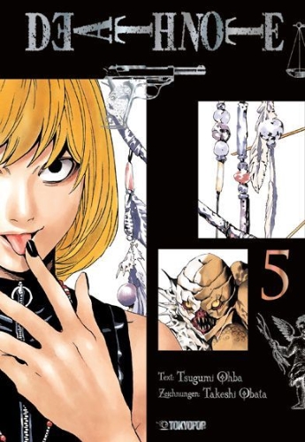 Buchcover und Innenansicht für das Buch: Death Note 5 - Diamond Edition