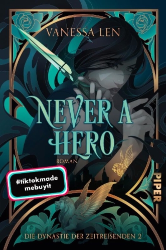 Buchcover und Innenansicht für das Buch: Never a Hero