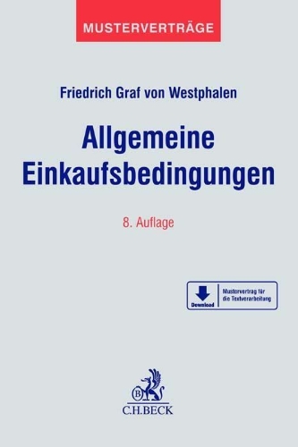 Buchcover und Innenansicht für das Buch: Allgemeine Einkaufsbedingungen
