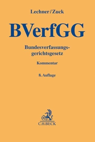 Buchcover und Innenansicht für das Buch: Bundesverfassungsgerichtsgesetz