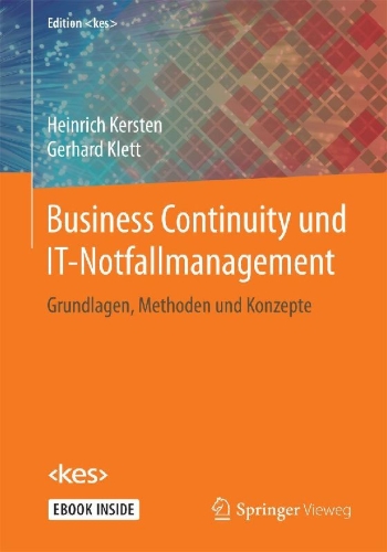 Buchcover und Innenansicht für das Buch: Business Continuity und IT-Notfallmanagement