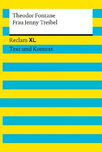 Buchcover und Innenansicht für das Buch: Frau Jenny Treibel. Textausgabe mit Kommentar und Materialien