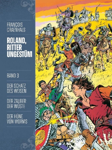 Buchcover und Innenansicht für das Buch: Roland, Ritter Ungestüm 3