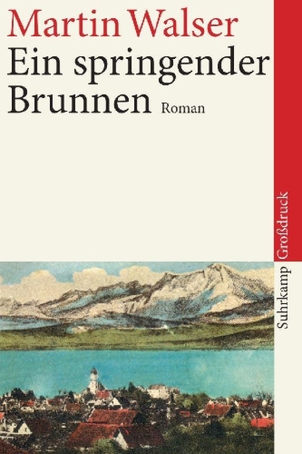 Buchcover und Innenansicht für das Buch: Ein springender Brunnen