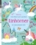 Buchcover und Innenansicht für das Buch: Mein Wisch-und-weg-Buch: Einhörner