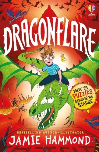 Buchcover und Innenansicht für das Buch: Dragonflare