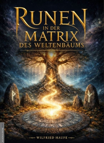 Buchcover und Innenansicht für das Buch: Runen in der Matrix des Weltenbaums
