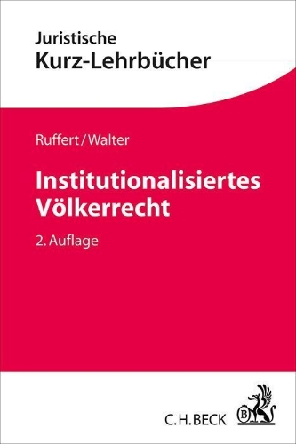 Buchcover und Innenansicht für das Buch: Institutionalisiertes Völkerrecht