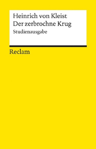 Buchcover und Innenansicht für das Buch: Der zerbrochne Krug. Studienausgabe