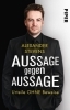 Buchcover und Innenansicht für das Buch: Aussage gegen Aussage