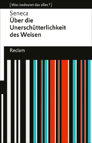 Buchcover und Innenansicht für das Buch: Über die Unerschütterlichkeit des Weisen