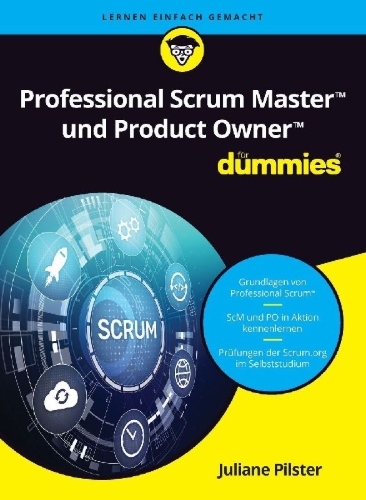Buchcover und Innenansicht für das Buch: Professional Scrum Master und Product Owner für Dummies