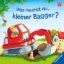 Buchcover und Innenansicht für das Buch: Was machst du, kleiner Bagger?