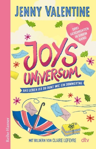 Buchcover und Innenansicht für das Buch: Joys Universum