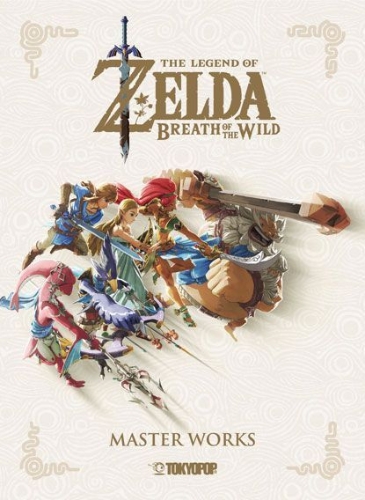 Buchcover und Innenansicht für das Buch: The Legend of Zelda - Breath of the Wild