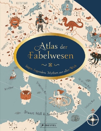 Buchcover und Innenansicht für das Buch: Atlas of Monsters