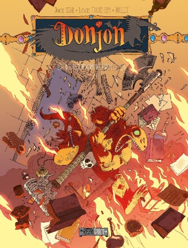 Buchcover und Innenansicht für das Buch: Donjon 10