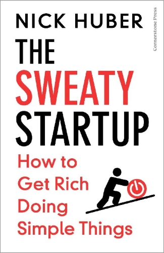 Buchcover und Innenansicht für das Buch: The Sweaty Startup