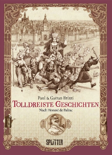 Buchcover und Innenansicht für das Buch: Tolldreiste Geschichten (Graphic Novel)