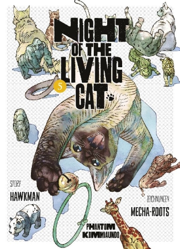Buchcover und Innenansicht für das Buch: Night of the Living Cat 05 - Phantom Kommiaundo