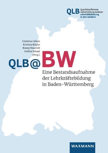 Buchcover und Innenansicht für das Buch: QLB@BW - Eine Bestandsaufnahme der Lehrkräftebildung in Baden-Württemberg