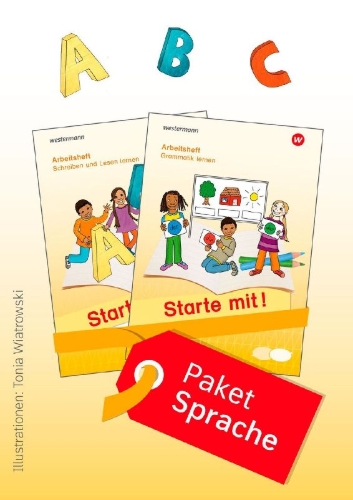 Buchcover und Innenansicht für das Buch: Starte mit! - Materialien zur Sprachbildung. Paket Sprache