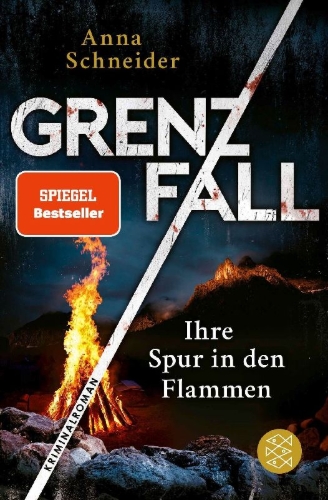 Buchcover und Innenansicht für das Buch: Grenzfall - Ihre Spur in den Flammen