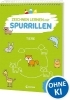 Buchcover und Innenansicht für das Buch: Zeichnen lernen mit Spurrillen - Tiere