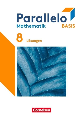 Buchcover und Innenansicht für das Buch: Parallelo Basis 8. Schuljahr. Lösungen zum Schülerbuch