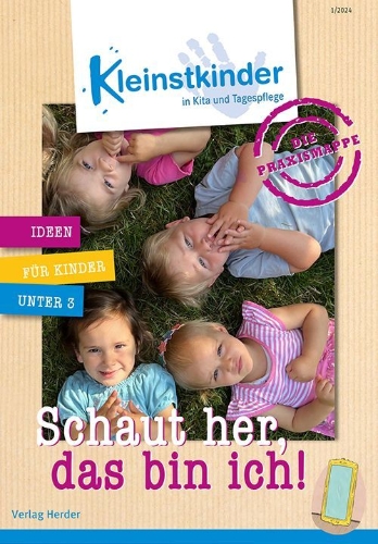 Buchcover und Innenansicht für das Buch: Die Praxismappe: Schaut her, das bin ich!