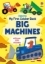 Buchcover und Innenansicht für das Buch: My First Sticker Book Big Machines