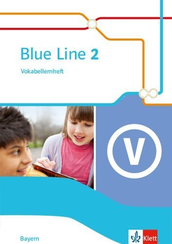 Buchcover und Innenansicht für das Buch: Blue Line 2. Ausgabe Bayern. Vokabellernheft Klasse 6