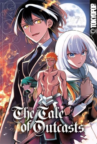 Buchcover und Innenansicht für das Buch: The Tale of Outcasts 07