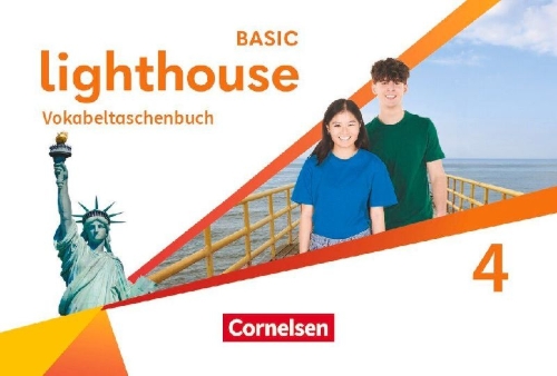 Buchcover und Innenansicht für das Buch: Lighthouse Band 4: 8. Schuljahr - Basic Edition - Vokabeltaschenbuch