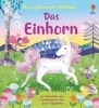 Buchcover und Innenansicht für das Buch: Mein glitzerndes Fühlbuch: Das Einhorn