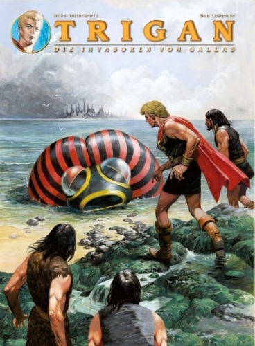 Buchcover und Innenansicht für das Buch: Trigan 02 - Die Invasoren von Gallas