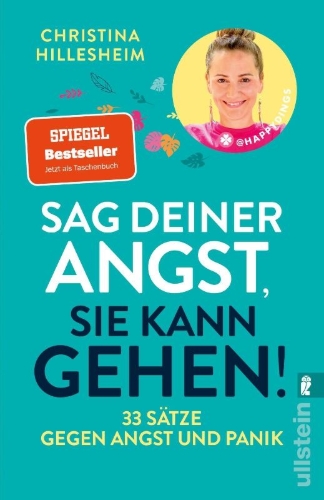 Buchcover und Innenansicht für das Buch: Sag deiner Angst, sie kann gehen!