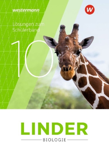 Buchcover und Innenansicht für das Buch: LINDER Biologie SI 10. Lösungen. Für Sachsen