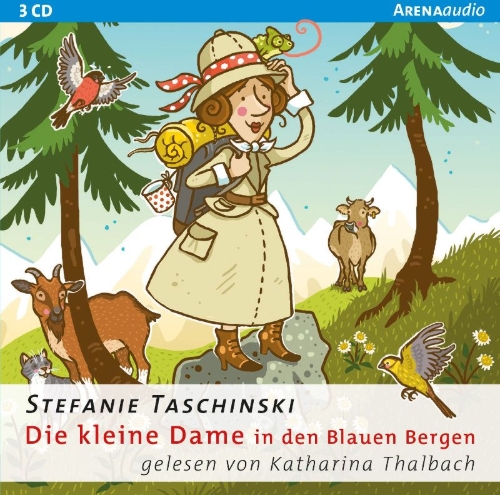 Buchcover und Innenansicht für das Buch: Die kleine Dame in den Blauen Bergen (5)