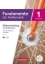 Buchcover und Innenansicht für das Buch: Fundamente der Mathematik 01. Baden-Württemberg - Analysis (Differential- und Integralrechnung) - Trainingsheft