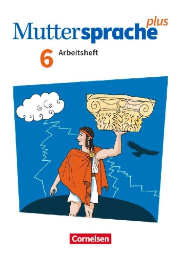Buchcover und Innenansicht für das Buch: Muttersprache plus 6. Schuljahr. Arbeitsheft mit Lösungen