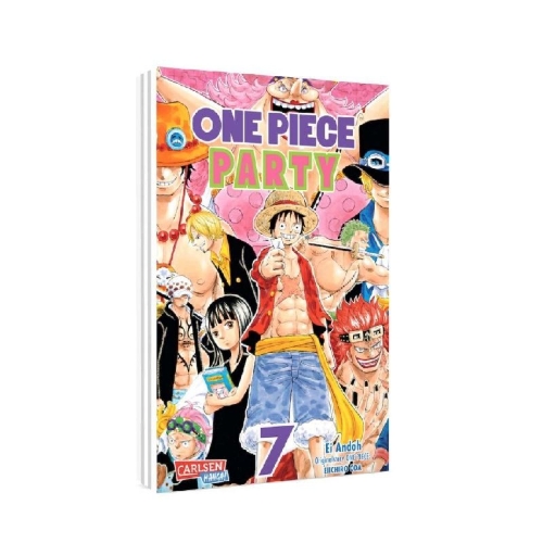 Buchcover und Innenansicht für das Buch: One Piece Party