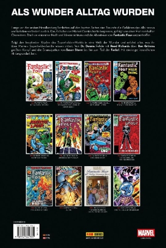 Buchcover und Innenansicht für das Buch: Fantastic Four (1961) #1, #112, #200, #232, #3245, #262, #587, Annual #2; Annual #6; Fantastic Four /1998) #1, #60; Fantastic Four: The Wedding Special (2006) #1